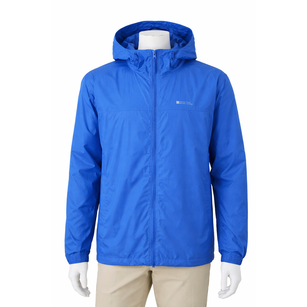 Mountain Warehouse Blue Waterproof Hooded Rain Jacket Outdoor Hiking XL